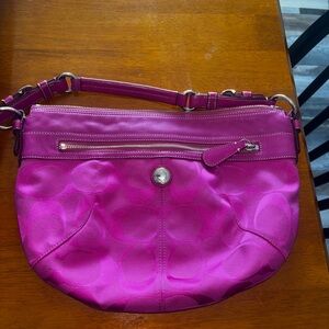 Coach Fuchsia Shoulder Bag
